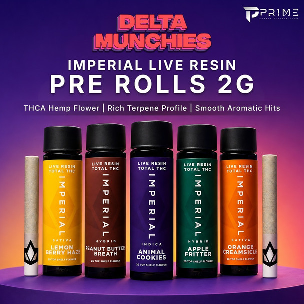Imperial Live Resin Pre Rolls 2G Features
