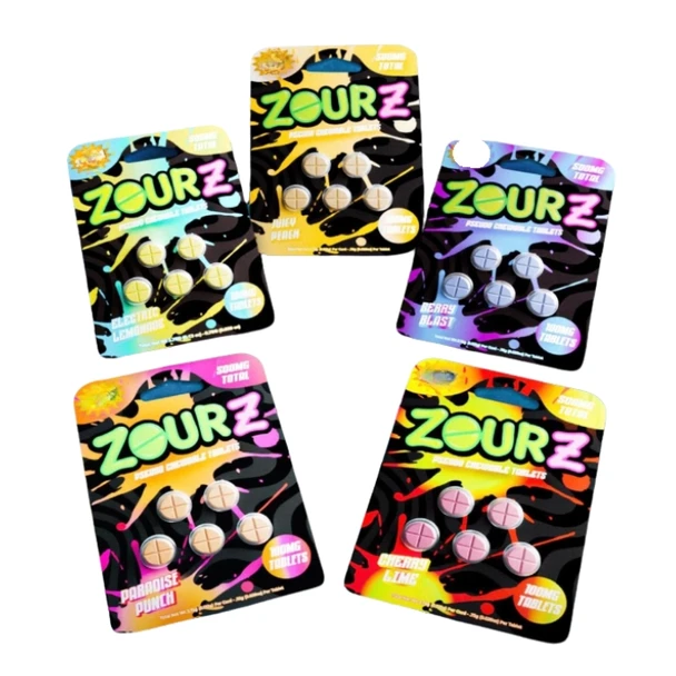 ZourZ Pseudo Tablets 500MG Flavors