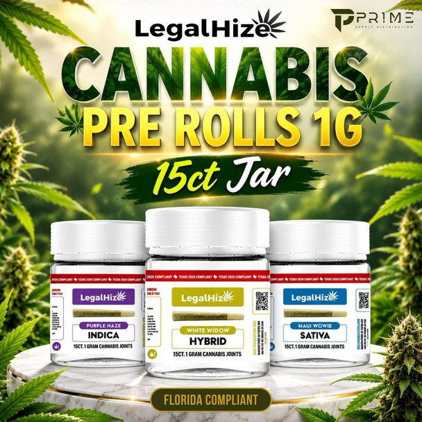 LegalHize Cannabis Pre Rolls 1G Florida Compliant