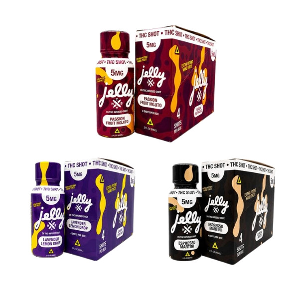 Jelly THC Shots 5MG flavors