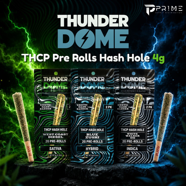 Thunder Dome THCP Pre Rolls Hash Hole 4G