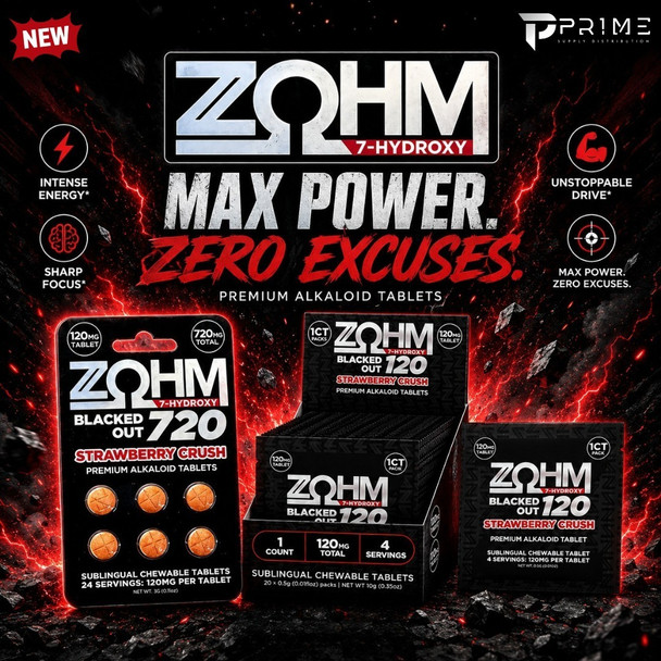 ZOHM 7 Hydroxy Tablets 120MG Features