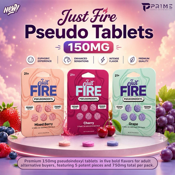 Just Fire Pseudo Tablets 150MG Features