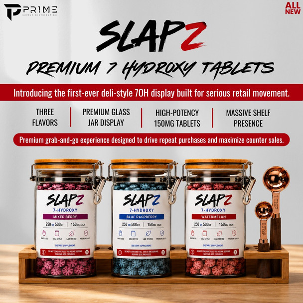 SLAPZ Premium 7 Hydroxy Tablets 150MG Features