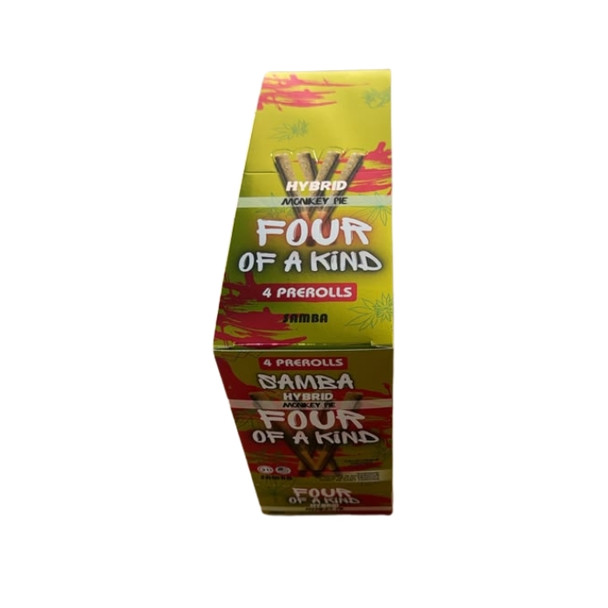 Four a Kind THCP Pre Rolls Liquid Diamond by Samba 2G