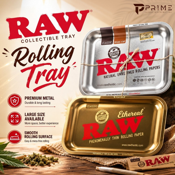 RAW Rolling Tray Features
