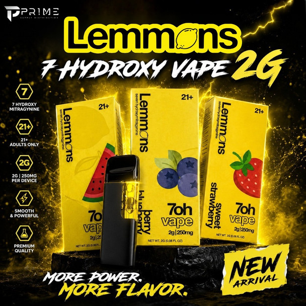 Lemmons 7 Hydroxy Vape 2G Features