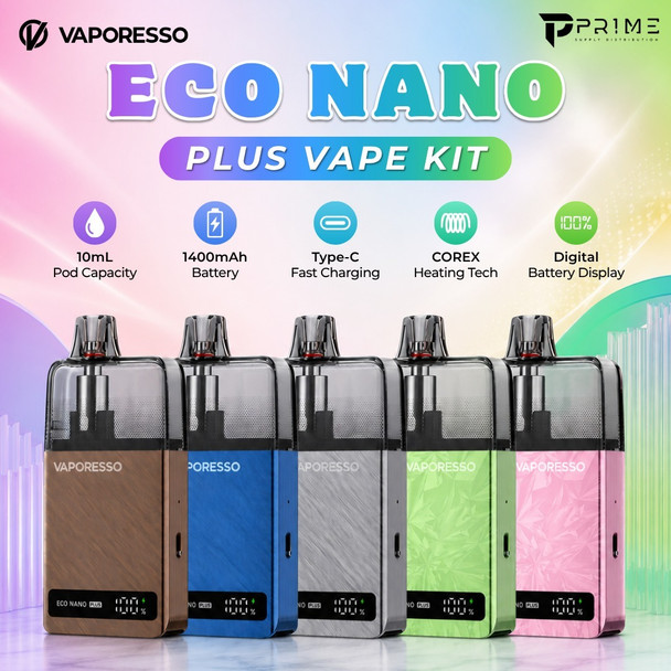 Vaporesso Eco Nano Plus Vape Kit Features