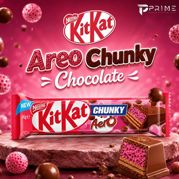 Kit Kat Areo Chunky Chocolate flavor Features