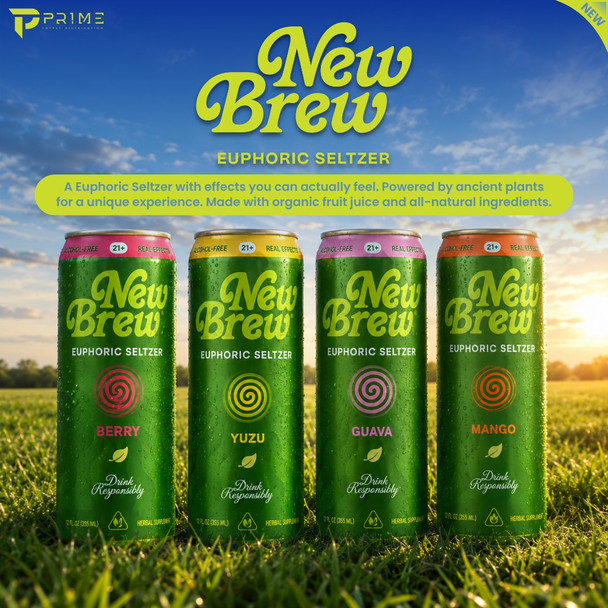 New Brew Euphoric Seltzer flavor Features