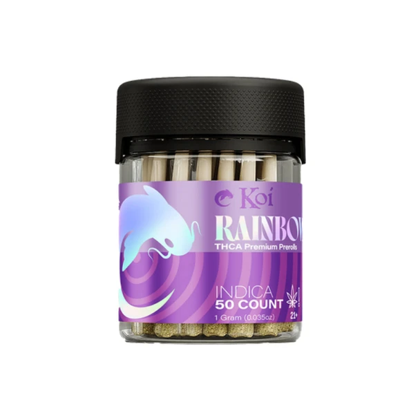 Koi THCA Pre Rolls Jar 1G - Rainbow Zkittlez