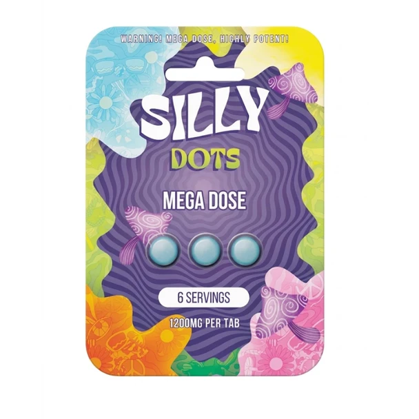 Silly Dots Mega Dose Mushroom Tablets 1200MG