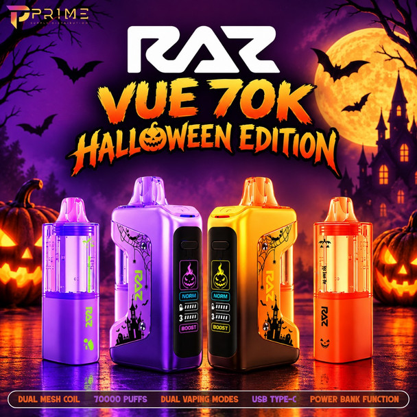 Raz Vue 70K Disposable Pod Halloween Edition Features