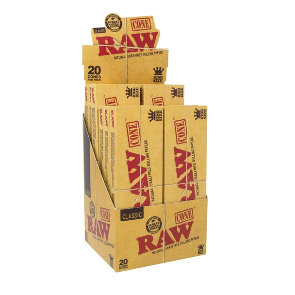 RAW Classic King Size Pre-roll Cone With Funnel