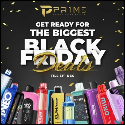 Prime Supply Distro Black Friday Vape Deals 2025