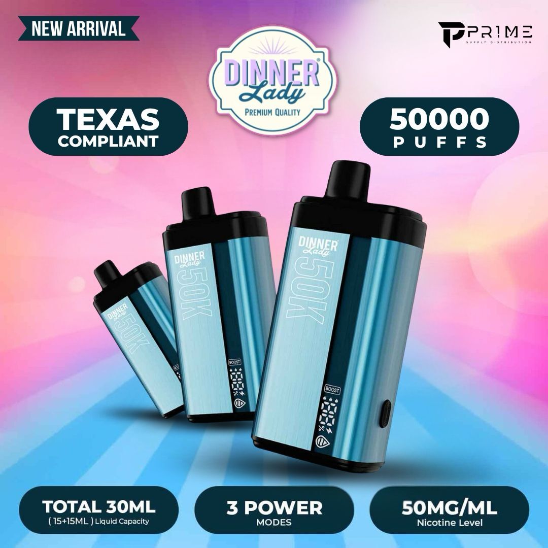 Dinner Lady Row DL50K Vape Texas Compliant