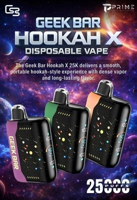 Geek Bar Hookah X 25K Disposable Vape