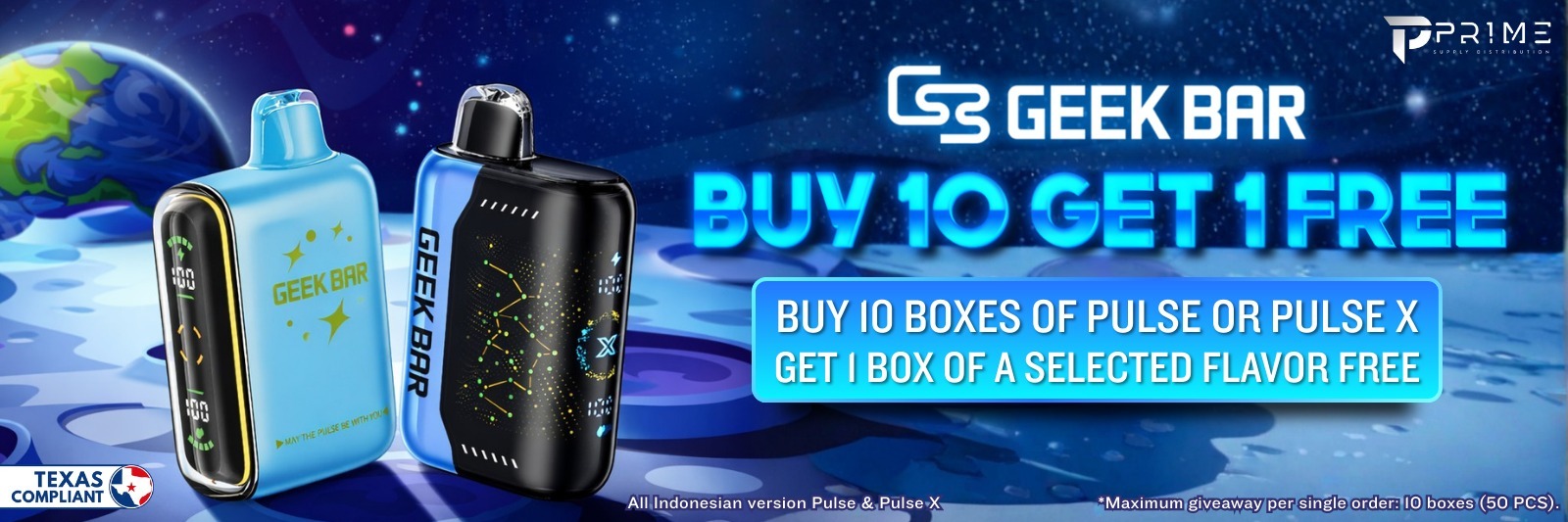 GEEK BAR PULSE & PULSE X Big Wholesale Discounts Special BOGO Offers