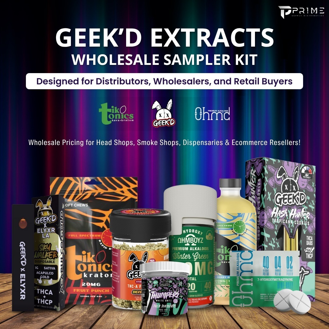 GEEK’D Extracts Wholesale Sampler Kit