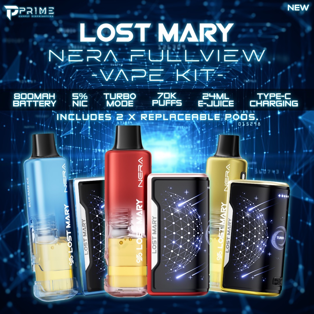 Lost Mary NERA Fullview 70K Vape Kit Wholesale