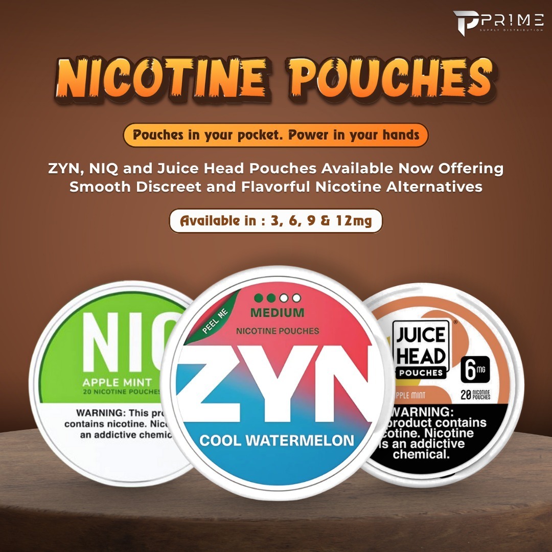 Nicotine Pouches ZYN NIQ Juice Head Wholesale 2025