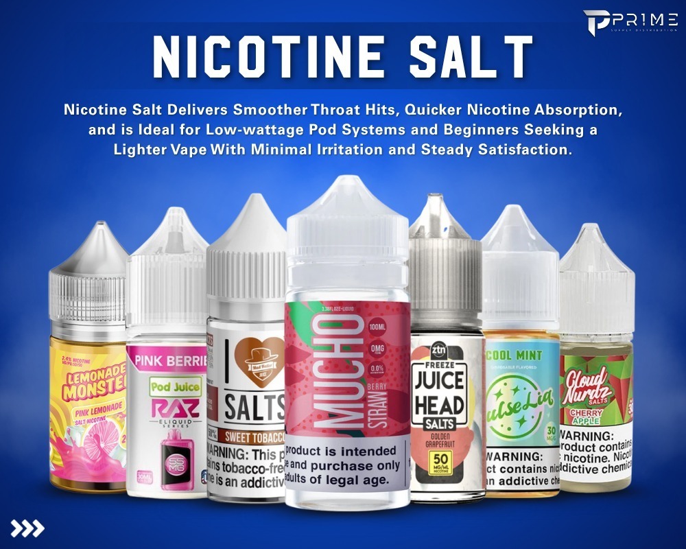 Nicotine Salt E-Liquids