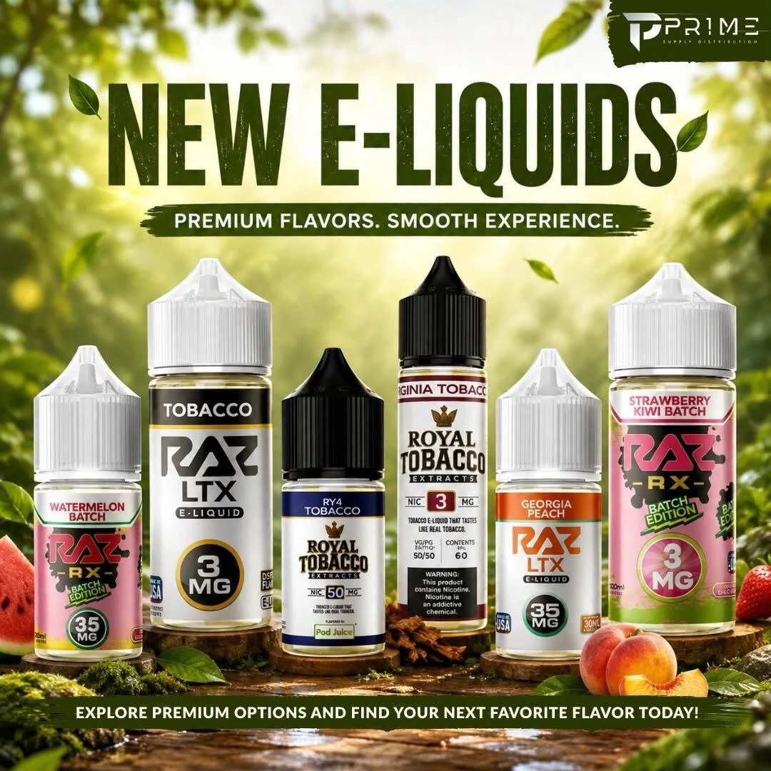 Pod Juice RAZ E-Liquid Wholesale Nicotine Salts and Vape Juice