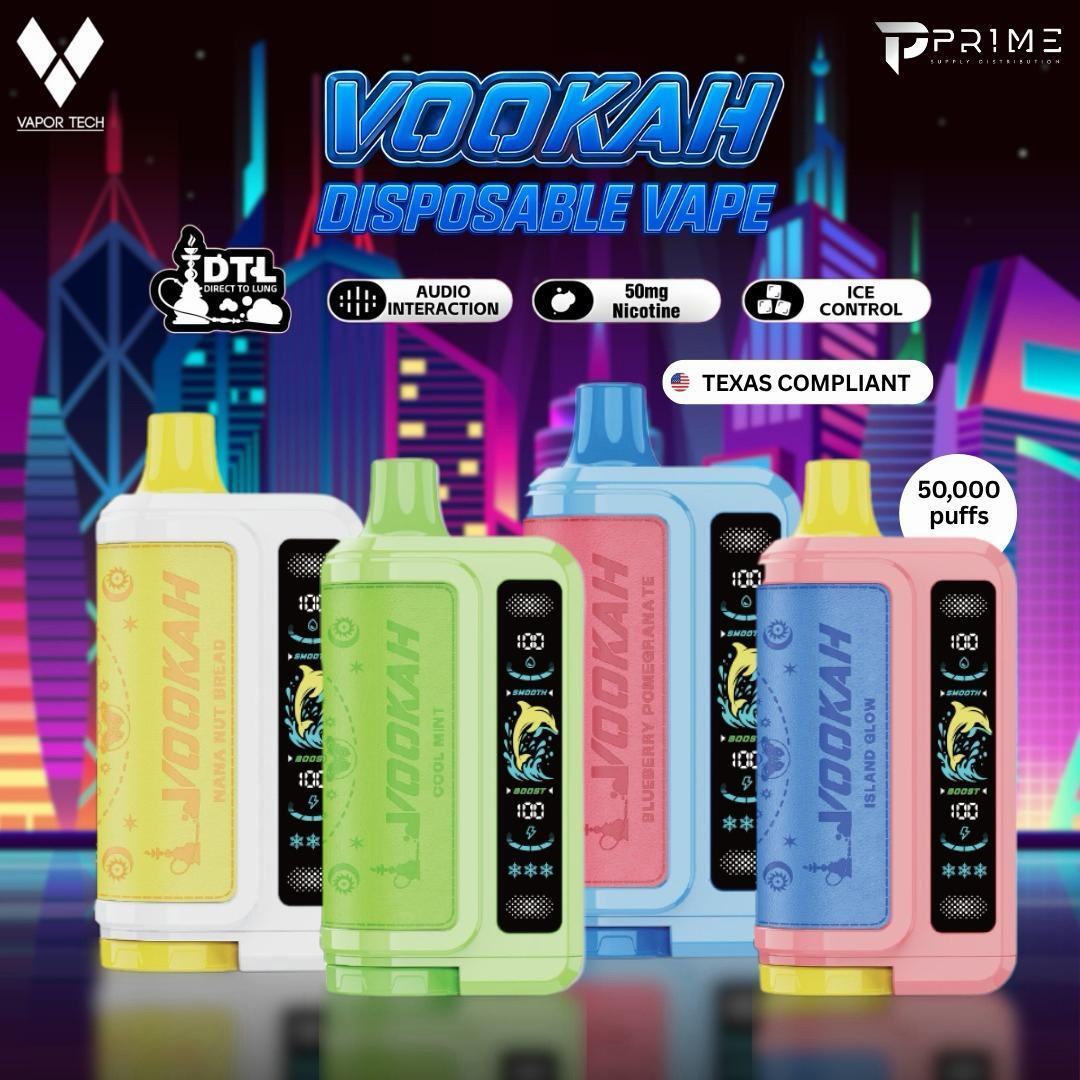 Vookah DTL 50K Vape by Vaportech Texas Compliant Wholesale