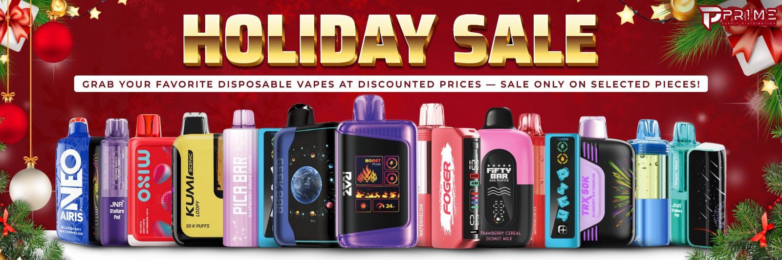 Disposable Vape Deals Holidays Merry Christmas Sales