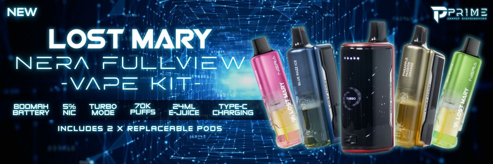 Lost Mary Nera Fullview Vape Kit