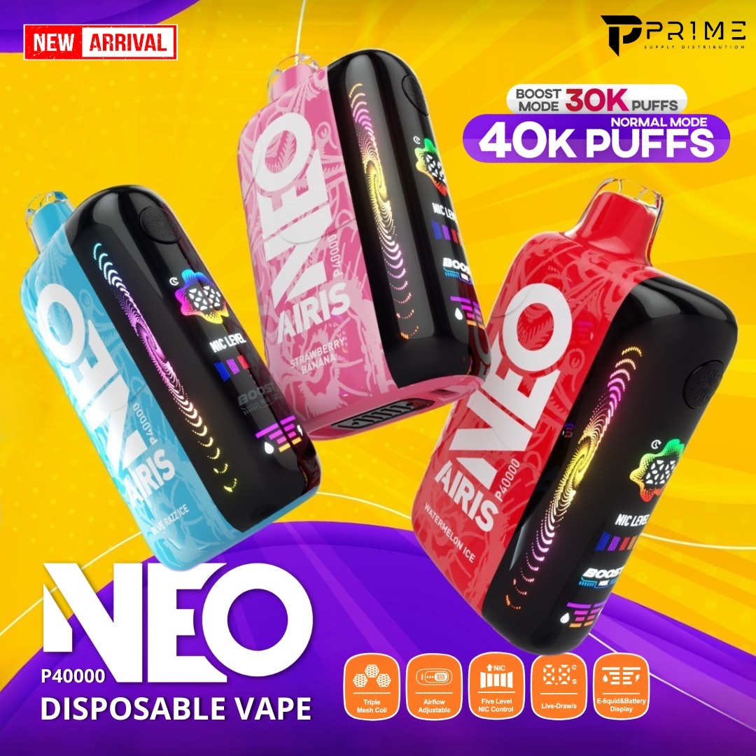 Airis Vape Neo P40000 Disposable | Prime Supply Distro Airis Vape Neo P40000 Disposable | Prime Supply Distro