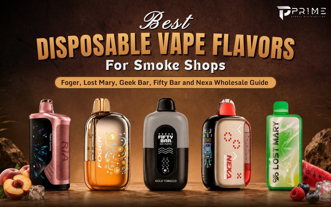 Best Disposable Vape Flavors for Smoke Shops: Foger, Lost Mary, Geek Bar, Fifty Bar and Nexa Wholesale Guide