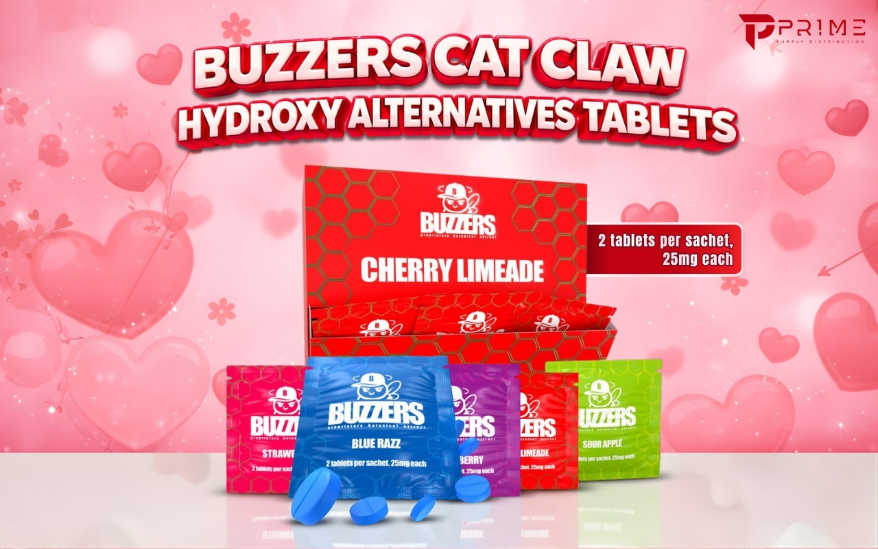 Buzzers Cat Claw Hydroxy Alternatives | Kratom Free Botanical Tablets for Wholesale