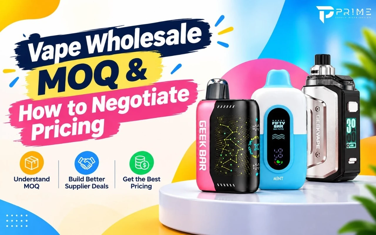 Vape Wholesale MOQ & How to Negotiate Pricing