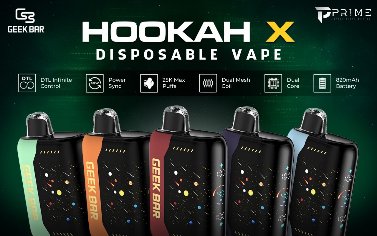 Geek Bar Hookah X 25K Is Here Limited Stock Major Sale Across All Geek Bar Disposables