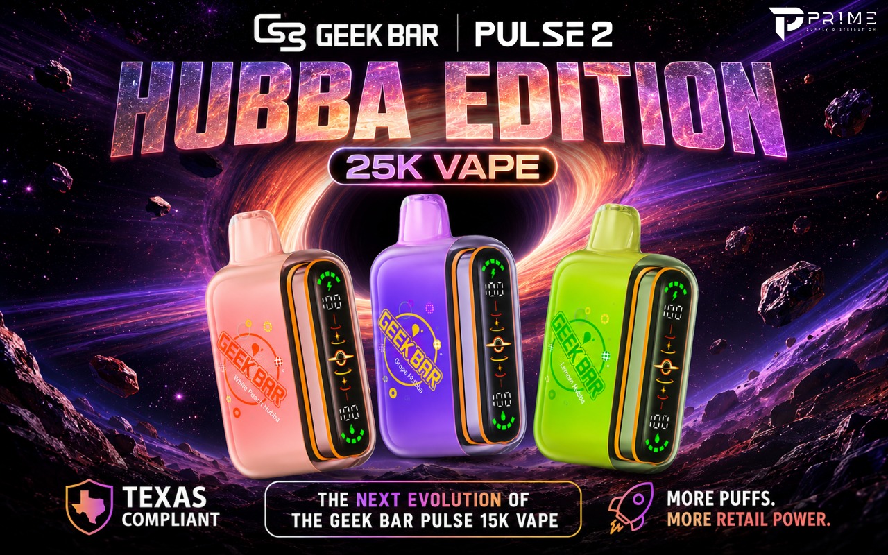 Geek Bar Pulse 2 Hubba Edition 25K: Evolution of Geek Bar Pulse 15000
