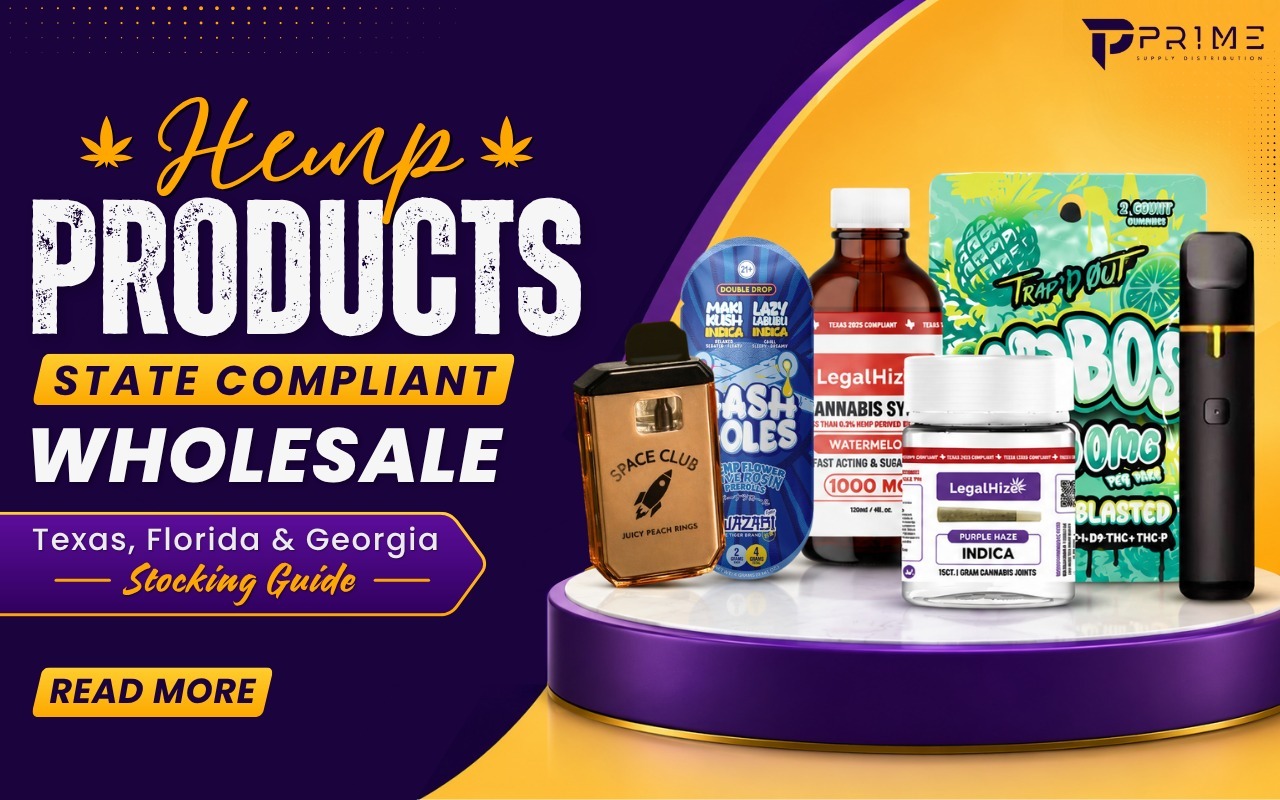Hemp Products State Compliant Wholesale: Texas, Florida and Georgia Stocking Guide