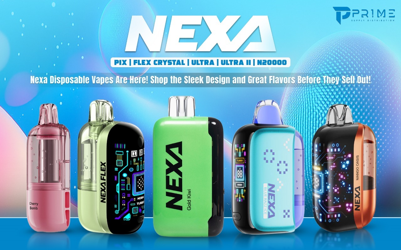 Nexa Vape Wholesale 2025: Ultra, PIX & Flex Crystal Disposable Vapes Buyers Guide