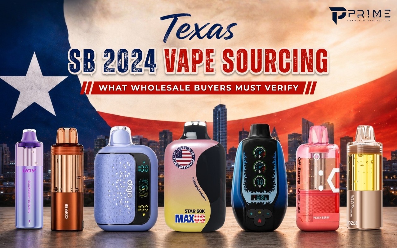 Texas SB 2024 Vape Sourcing: What Wholesale Buyers Must Verify Before Stocking