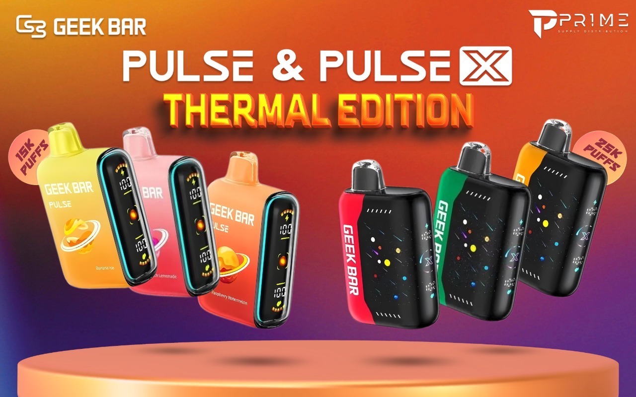 Geek Bar Pulse X and Thermal Editions: Exclusive Wholesale Access at Prime Supply Distro