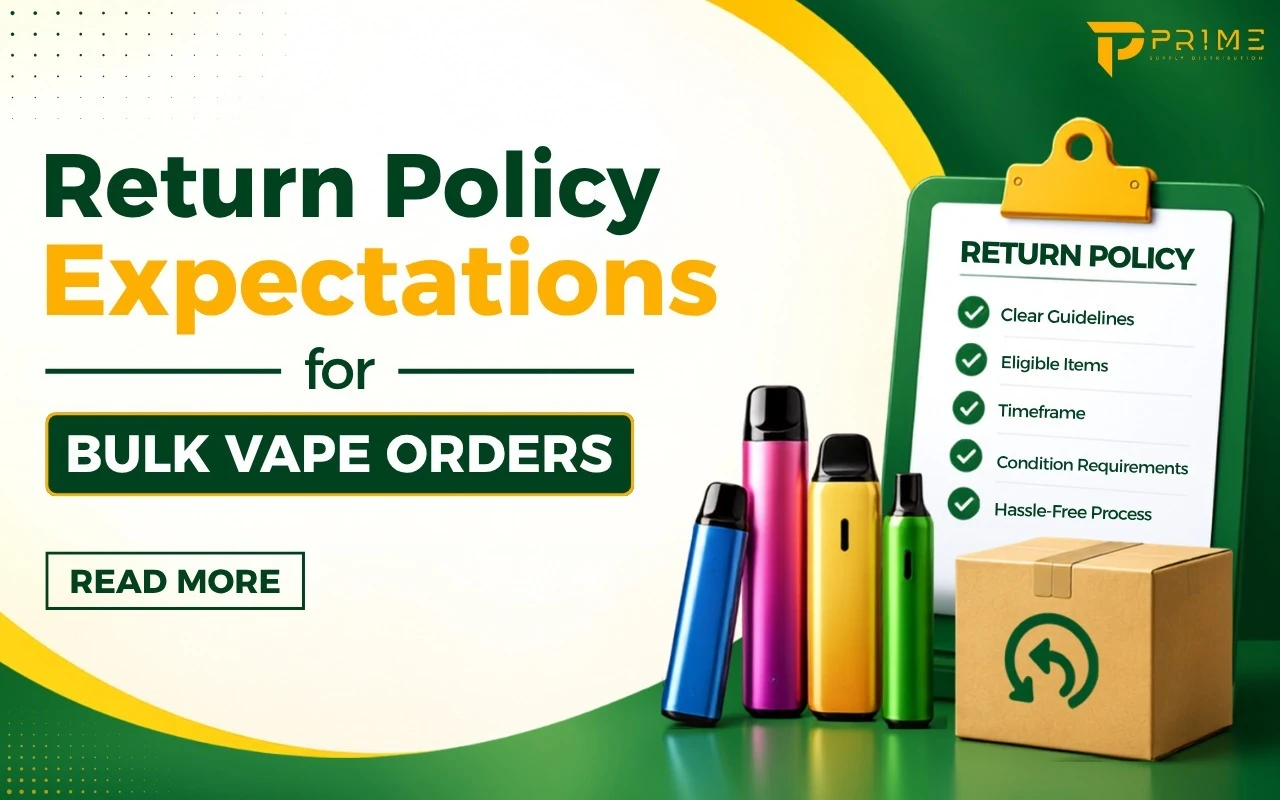 Return Policy Expectations for Bulk Vape Orders