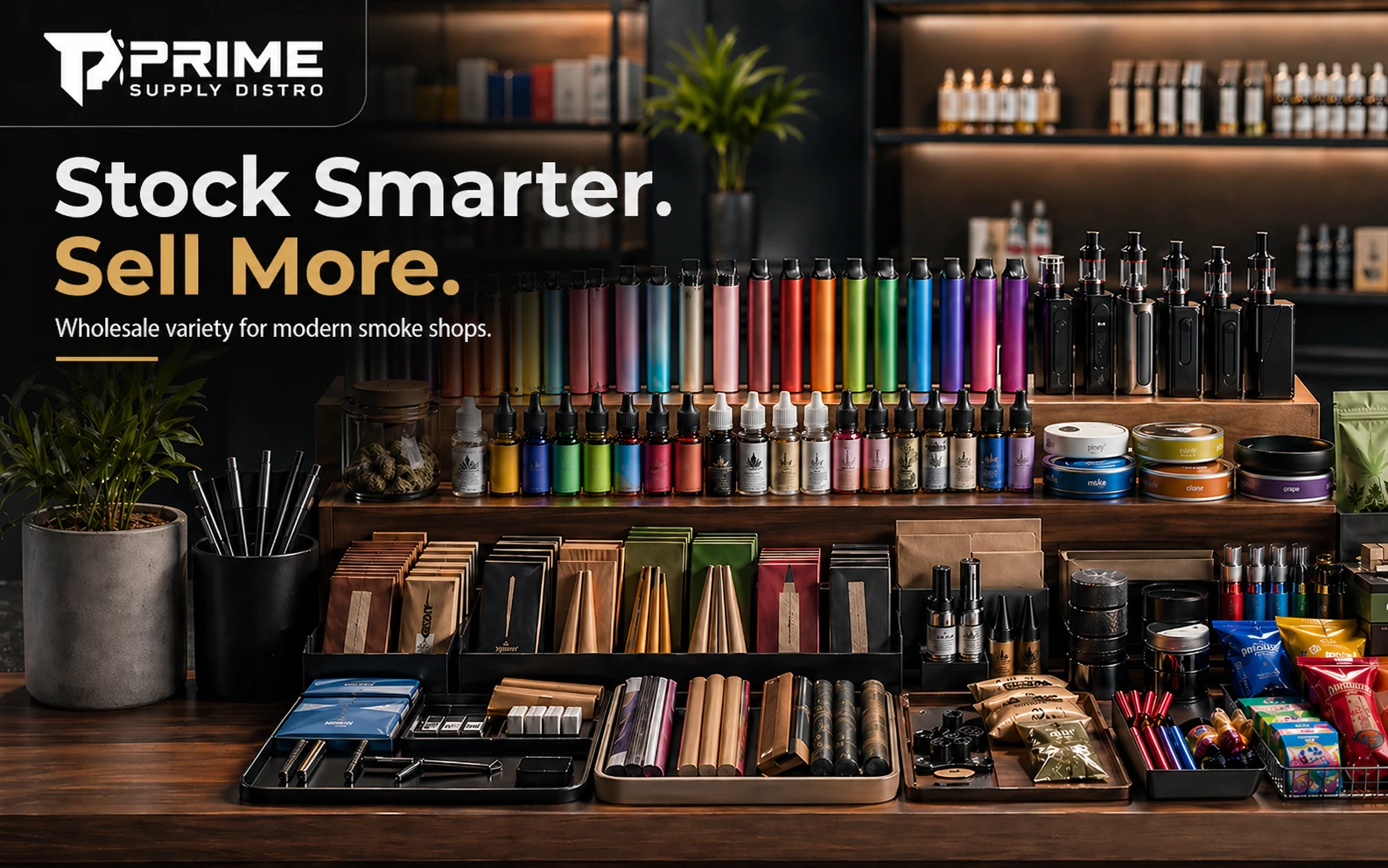 Best Wholesale Products for Smoke Shops in 2026: Vapes, Nicotine Pouches, Hemp, Hardware & More