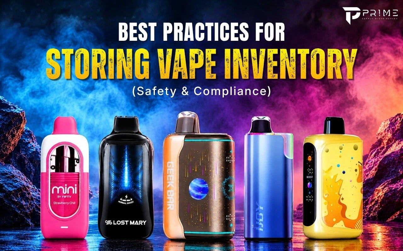 How Should Retailers Store Vape Inventory? A Safety and Compliance Guide