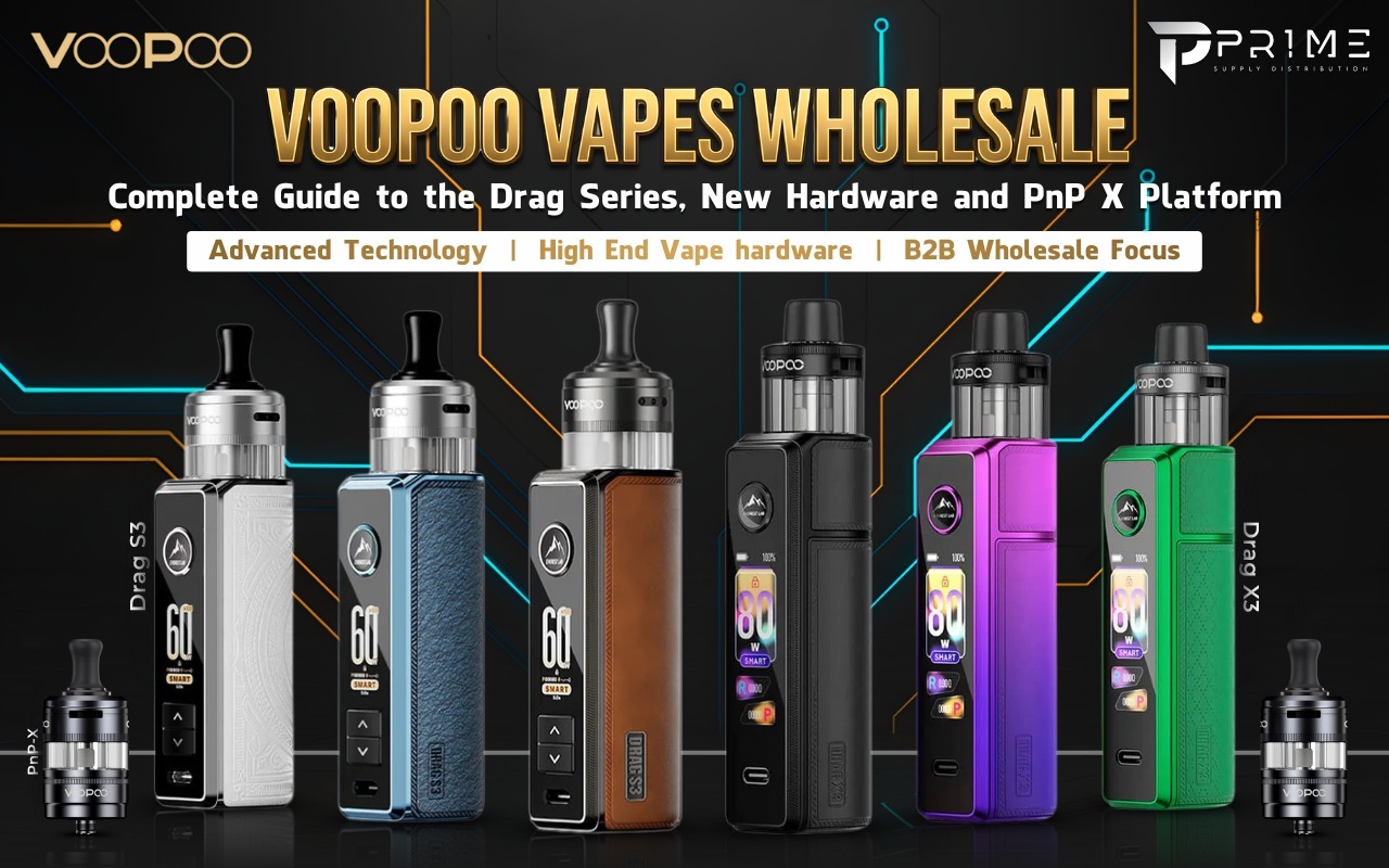 Voopoo Vapes Wholesale: Complete Guide to the Drag Series, New Hardware and PnP X Platform