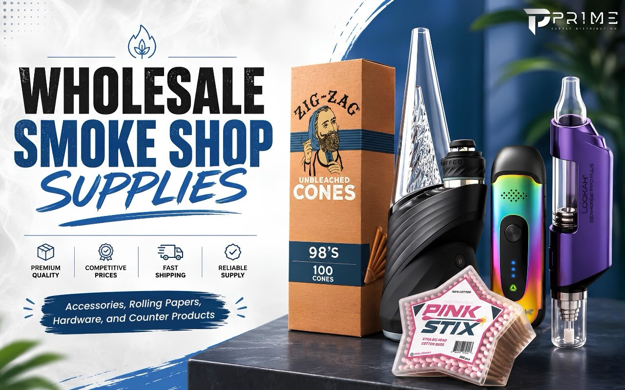 Wholesale Smoke Shop Supplies: Accessories, Rolling Papers, Hardware, and Counter Products