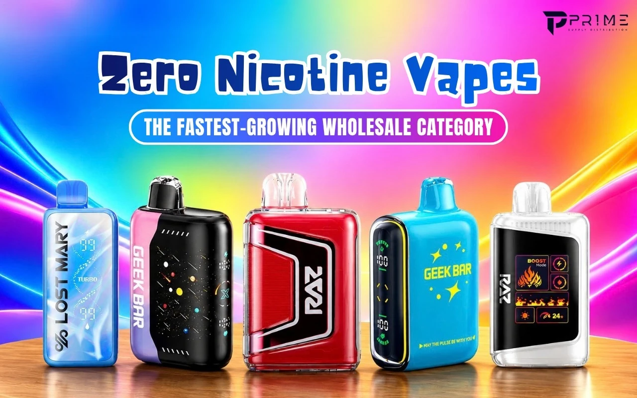 Zero Nicotine Vapes: The Fastest Growing Wholesale Category