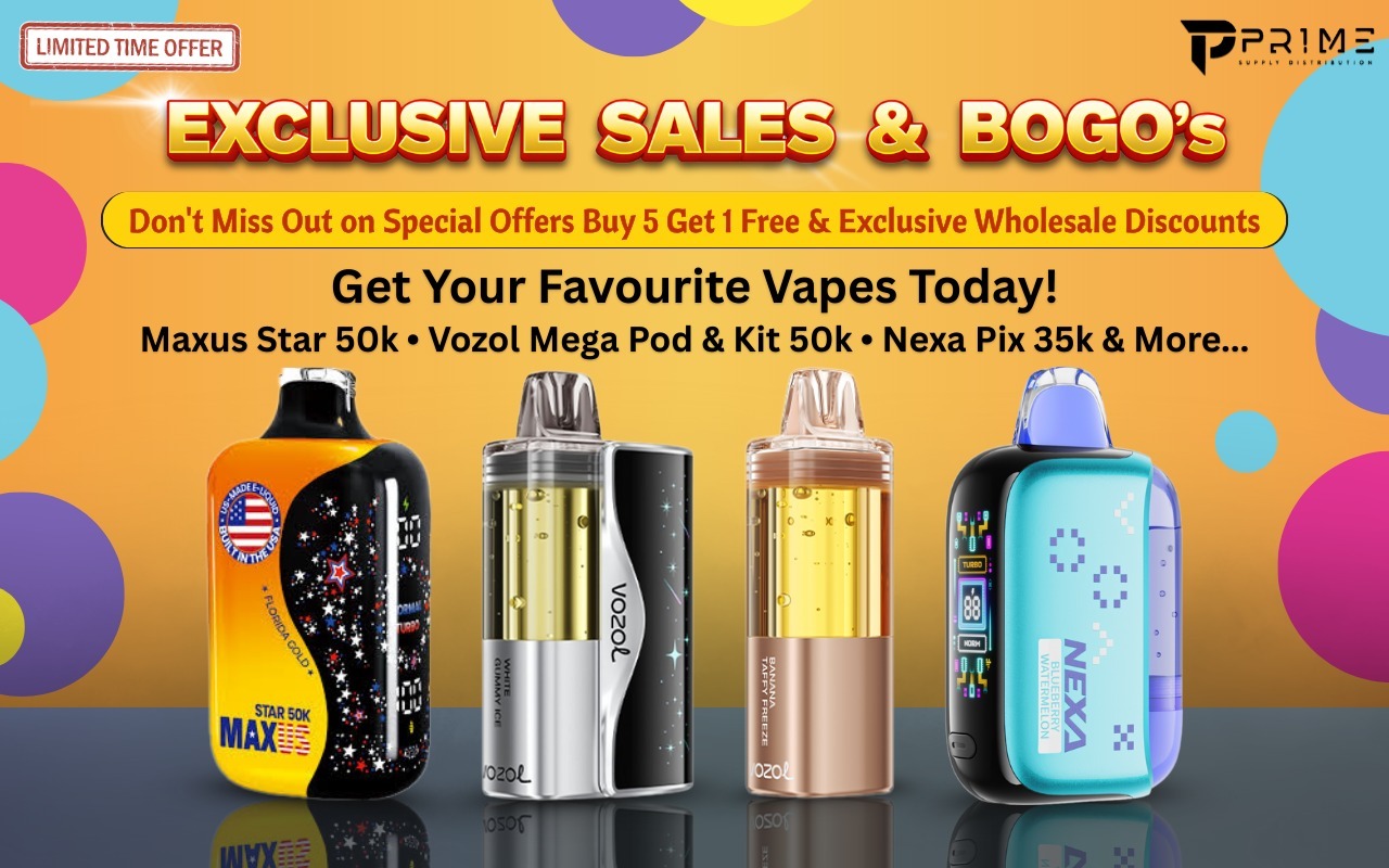 Wholesale Disposable Vape Deals Driving Retail Growth | Buy 5 Get 1 Free  BOGO on Bestsellers