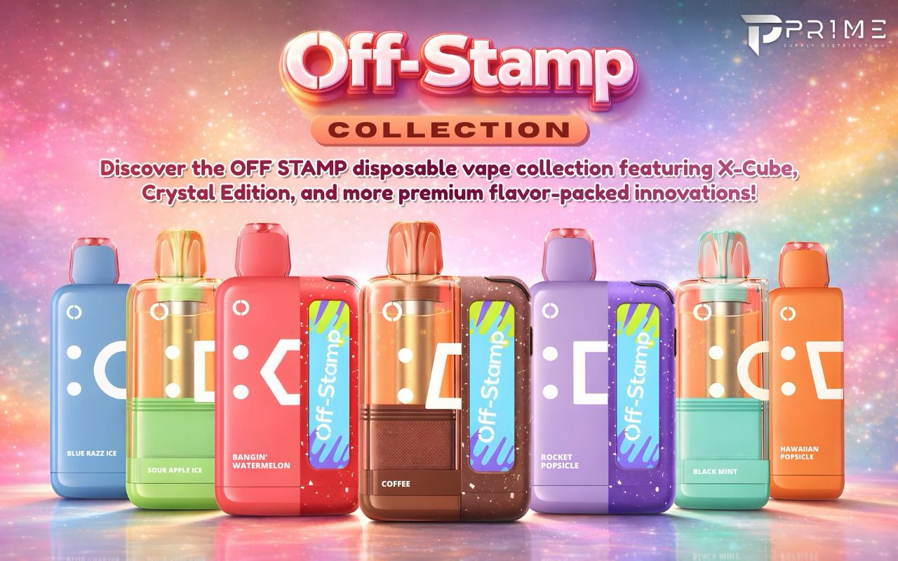 Off-Stamp Wholesale Guide 2026: Disposable Vapes, New Crystal Series Flavors  & Best Selling - PRIME SUPPLY DISTRO