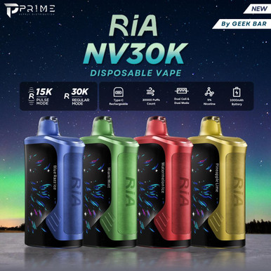 elf bar vape uk RiA by Geek Bar NV30K Disposable Vape Device main image 0