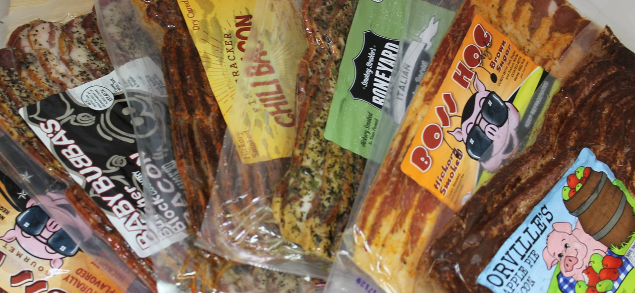 6 Pack Dry Cured Bacon Combo